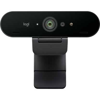 Logitech Brio 4K Webcam, Ultra 4K HD Video Calling, Noise-Canceling mic, HD Auto Light Correction, Wide Field of View, Works with Microsoft Teams, Zoom, Google Voice, PC/Mac/Laptop/Macbook/Tablet